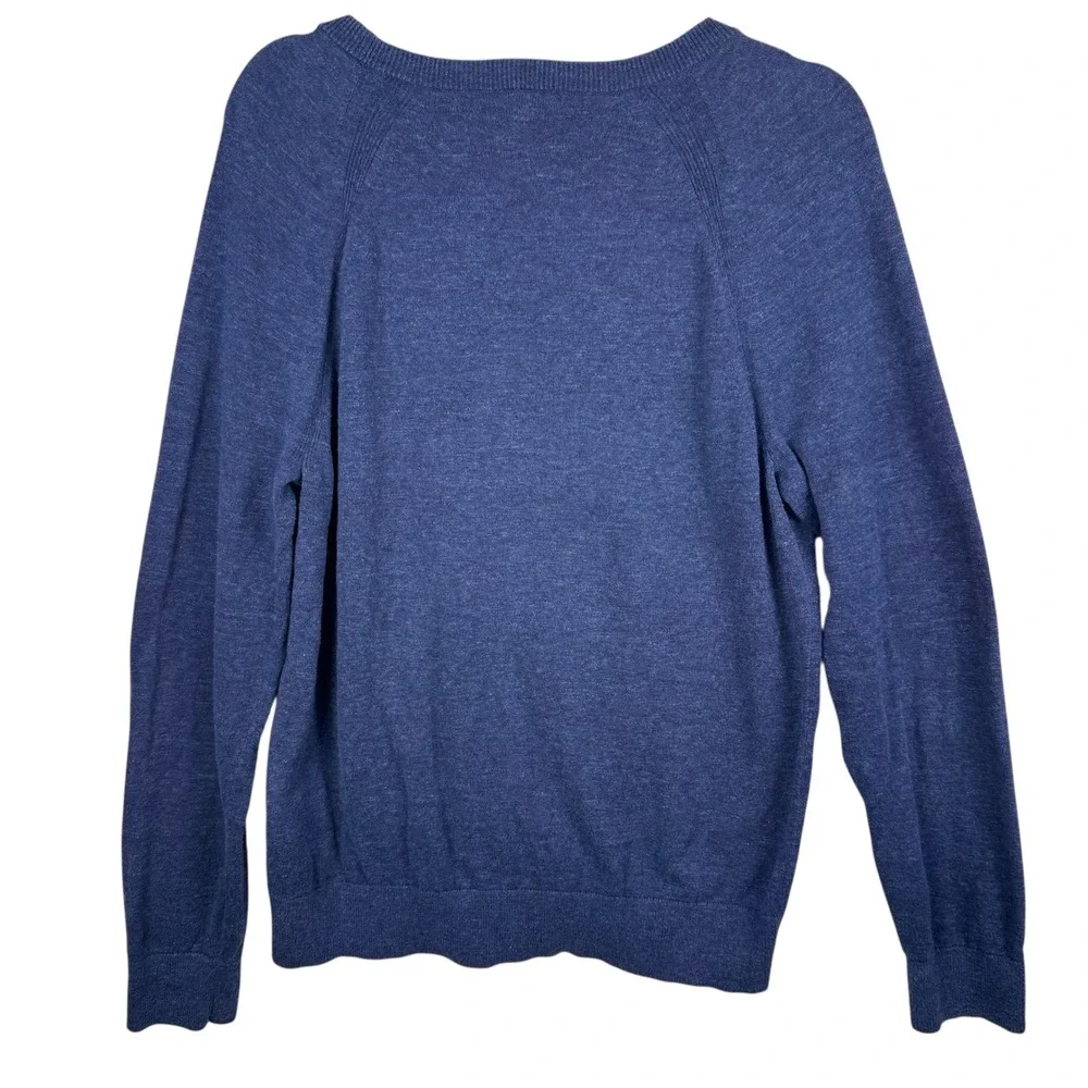 Banana Republic Sweater‎ Size M Mens Blue Crew Neck Cotton